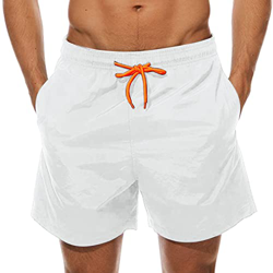 MKIUHNJ Pantalones de natación para niños, tallas grandes, para playa, fitness, correr, para ocio, sueltos, para hombre, con bolsillo impermeable, Bla precio