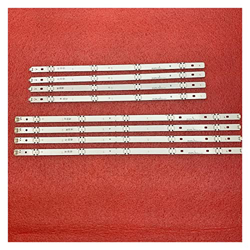 Piezas de Repuesto de TV- Kit 8pcs DIRIGIÓ Flight Strip Compatible con LG 49UH610A 49UH6100 49LF5100 49UH6030 49UF640V 49UF6407 49UF640 49LF510V LGE_W en oferta