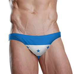 DEZIRO - Bañador para hombre, diseño de bandera de Honduras - Multi - Medium precio