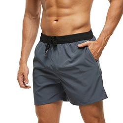 Arcweg Bañadores Hombres Pantalones Cortos Hombres Deportes con Malla Forro Elástico Correas Ajustable Bolsillos con Cremallera Secado Rápido Playa Ve precio