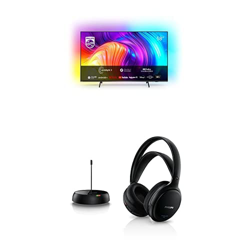 Philips 50PUS8517/12 TV LED 2022 Android 4K UHD 50" con Ambilight en 3 Lados + Auriculares Inalámbricos SHC5200, Supraaurales HiFi (Altavoz 32 mm, Tra características