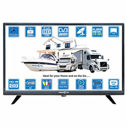 Unispectra® 22 Pulgadas Full HD Digital TV 12V / 230V TDT y Sat, Reproductor Multimedia USB, HDMI. Ideal TV 12V para Autocaravana, Campervan, Caravana características