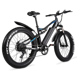 Bicicletas Eléctricas for Adultos Bicicleta de Montaña Eléctrica de 26" Conmutación Ebike Fat Tire Bicicleta Asistencia Eléctrica con Batería Iones Li características