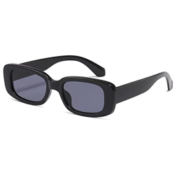 kimorn Gafas de sol rectangulares para mujeres y hombres, gafas de moda Retro a la moda de los años 90, marco cuadrado de protección UV 400 Vintage K1 precio