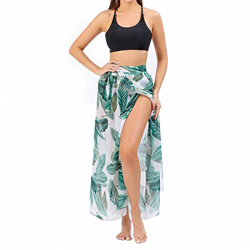 Yolev Sarong Blusa Damas Vestido Playa Mujer Pareos Playa Grandes Bikini Falda Traje de Baño Blusa Gasa Falda Larga Transparente Traje de Baño Corbata en oferta