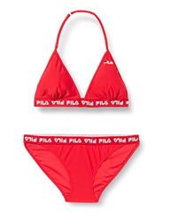 Fila Silvi Triangle Bikini, Color Rojo, S para Mujer precio