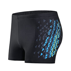 Lazz1on Bañador de Natación para Hombre Traje de Baño Corto Calzoncillos Secado Rápido Elástica Pantalones Cortos de Surf características