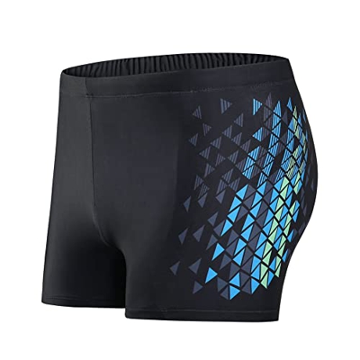 Lazz1on Bañador de Natación para Hombre Traje de Baño Corto Calzoncillos Secado Rápido Elástica Pantalones Cortos de Surf