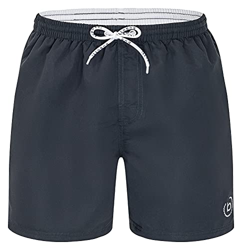 Bugatti® - Bañador para hombre en azul marino, turquesa o negro., gris oscuro / antracita., M en oferta