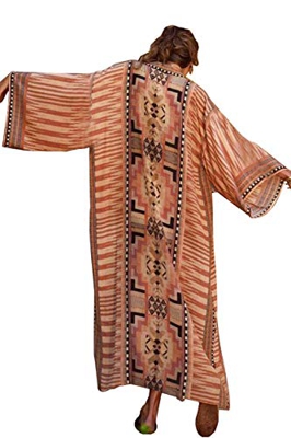 YouKD Cárdigan de Manga Larga con Kimono Bohemio Ropa Informal Ropa de hogar de Gran tamaño Vestido para Mujer