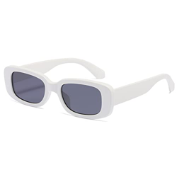 kimorn Gafas de sol rectangulares para mujeres y hombres, gafas de moda Retro a la moda de los años 90, marco cuadrado de protección UV 400 Vintage K1 precio