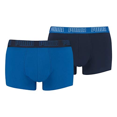 PUMA Bañador básico para hombre, True Blue (003), XL corto