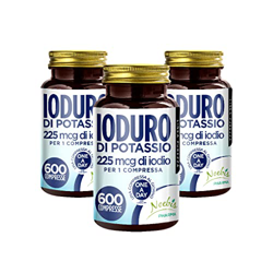 Yoduro de Potasio - 1800 Tabletas - 225 mcg de Yodo por 1 Comprimido - Suministro de Larga Duración características