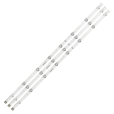 LESLIS 3 Piezas de retroiluminación Led for TCL 40 TV L40f3303b L40f3301b L40f3800a Pantalla Lvf400ss0te2v2 Barra de Tira Tot_40F3800_3X8_3030C-V1 Tir