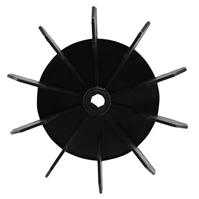 FUUIE Reemplazo 0.5 pulgadas diámetro interior 10 impulsor compresor ventilador cuchilla negro