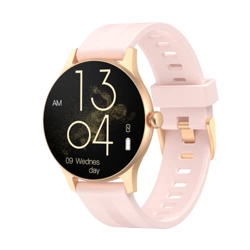 H.TANG Reloj Inteligente para Mujer Pantalla t¡§¡éctil Completa de Rastreador de Ejercicios con Salud Femenina, HR, BO, BP y 5ATM Monitor de Sue?o a P en oferta