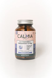 WEBOTANIX | Calmia Noche | 60 Cápsulas Melatonina 1,9 mg. + Amapola de California + Lúpulo + GABA | Mejora la Calidad del Sueño | Pastillas para Dormi en oferta