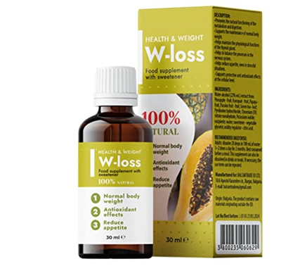W-loss gotas - Suplementos para adelgazar rápidamente y quemar grasa | Ceto dietético | 30 ml