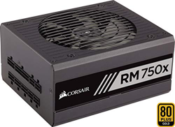 Corsair RM750x - Fuente de alimentación (Totalmente Modular, 80 Plus Gold, 750 W, EU) Negro precio