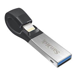 Sandisk - iXpand 16GB 16GB USB 3.0 (3.1 Gen 1) Conector USB Tipo A Negro, Plata  precio