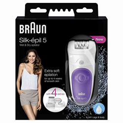 Depiladora eléctrica inalámbrica Braun Silk-Épil 5-541 con tecnología Wet & Dry precio