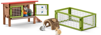 Schleich Farm World Rabbit Hutch 42420 NEW