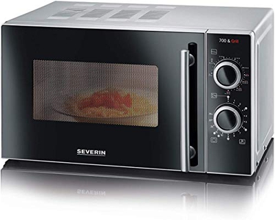 Severin 7875 Micro-with Grill Silver/Black 20L Defrost