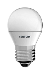 Century MicroLED globo de cerámica, 4Â W, casquillo E27, 3000Â K, 322 lm, duración media 30.000 horas características