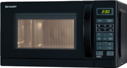 Sharp R-642 Mikrowelle Doppelgrill 2 in 1 Schwarz características