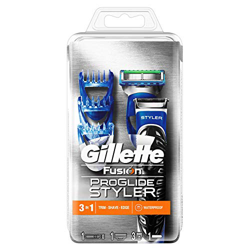 MAQUINILLA DE AFEITAR GILLETTE FUSION PROGLIDE STYLER 3-EN-1 RECORTA PERFILA en oferta