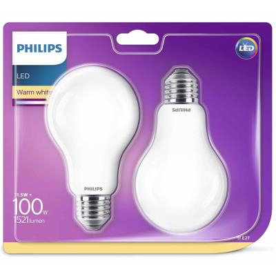 Bombillas LED Philips 2 unidades Classic 100 W 929001802771