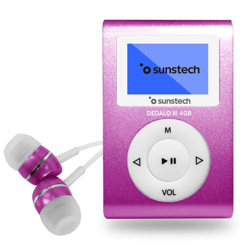 MP3 Sunstech Dedalo III 8GB Rosa características