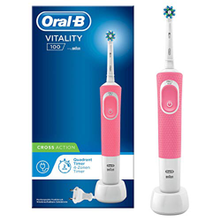 Cepillo Eléctrico Braun Oral-B Vitality 100 Cross Action Rosa, Cepillos Eléctric características