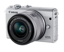 Canon Kit 15-45 mm + 55-200 mm white precio
