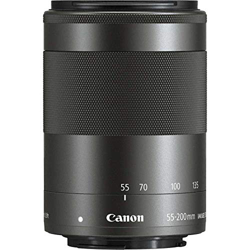 Canon EF-M 55-200 mm f:4.5-6.3 IS STM - Objetivo para Canon (Diámetro 52 mm), Negro características