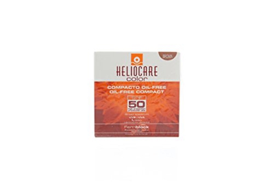 IFC CANTABRIA Heliocare Color Protector Solar Compacto sin Aceite, SPF 50, Marron