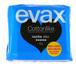 Evax Cottonlike noche con alas (9 uds.) en oferta