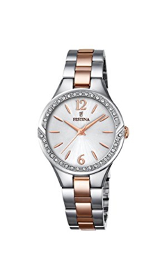 Reloj Festina Mademoiselle mujer F20247/1 de acero inoxidable y esfera plateada