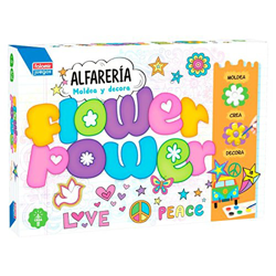 Falomir- Alfarería Flower Power Mesa. Juego Artístico. (28436) precio