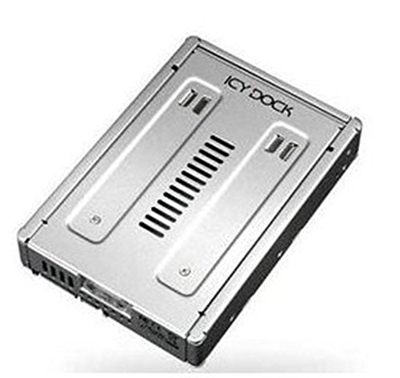 Icy Dock EZConvert Pro 2,5 Zoll 6,4cm zu 3,5 Zoll 8,9cm SSD HDD SAS Konverter