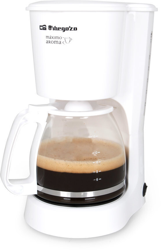 Cafetera Orbegozo CG 4023 B de goteo, 12 Tazas, Blanco en oferta