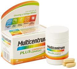 Multicentrum Ginseng & Ginkgo - 30 Cápsulas características