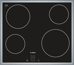 Bosch pke645d17e - 23 5/8 in Cooktop Glass Ceramic Hob Black precio