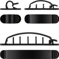 Goobay 70684 - Kabel Management Clip Set schwarz