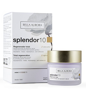 Cosmética Bella Aurora mujer SPLENDOR 10 regenerador total noche 50 ml