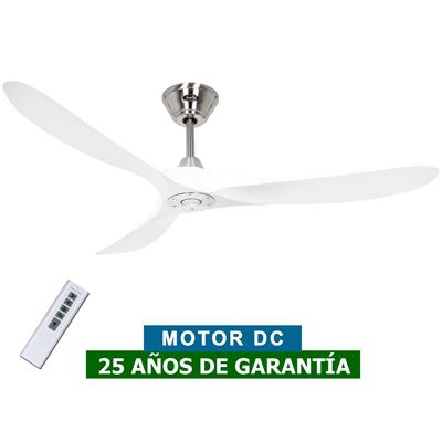 Ventilador de techo CasaFan 315224 ECO GENUINO 152cm blanco/cromo cepillado