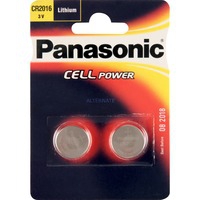 Panasonic CR2032/DL2032 3V Batería Litio Pack de 2