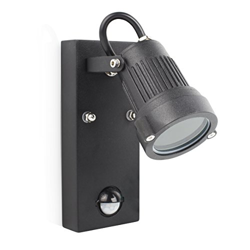 Lámpara de pared con sensor, 20 W, Negra GSW-170-MG precio