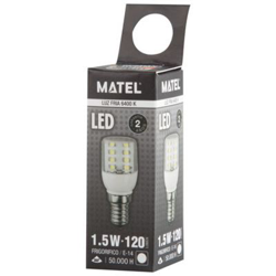 Bombilla LED frigorifico t20 E14 1,5 w fria 20746 precio