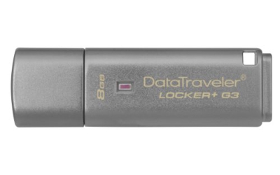 Kingston Technology DTLPG3/8GB DataTraveler Locker+ G3 8GB 8GB USB 3.0 (3.1 G...